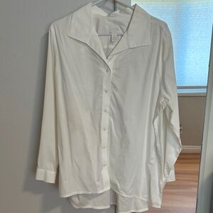 Chico's White Button Down Shirt